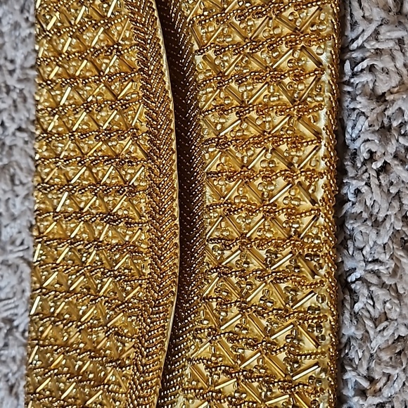 Gold Beaded Clutch - Picture 2 of 7